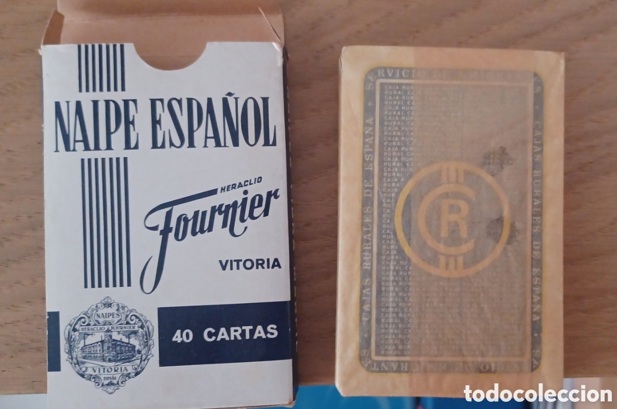 Barajas de cartas: BARAJA DE NAIPE/CARTA ESPA&Ntilde;OLA FOURNIER CAJA RURALES DE ESPA&Ntilde;A SERVICIO DE EMIGRANTES