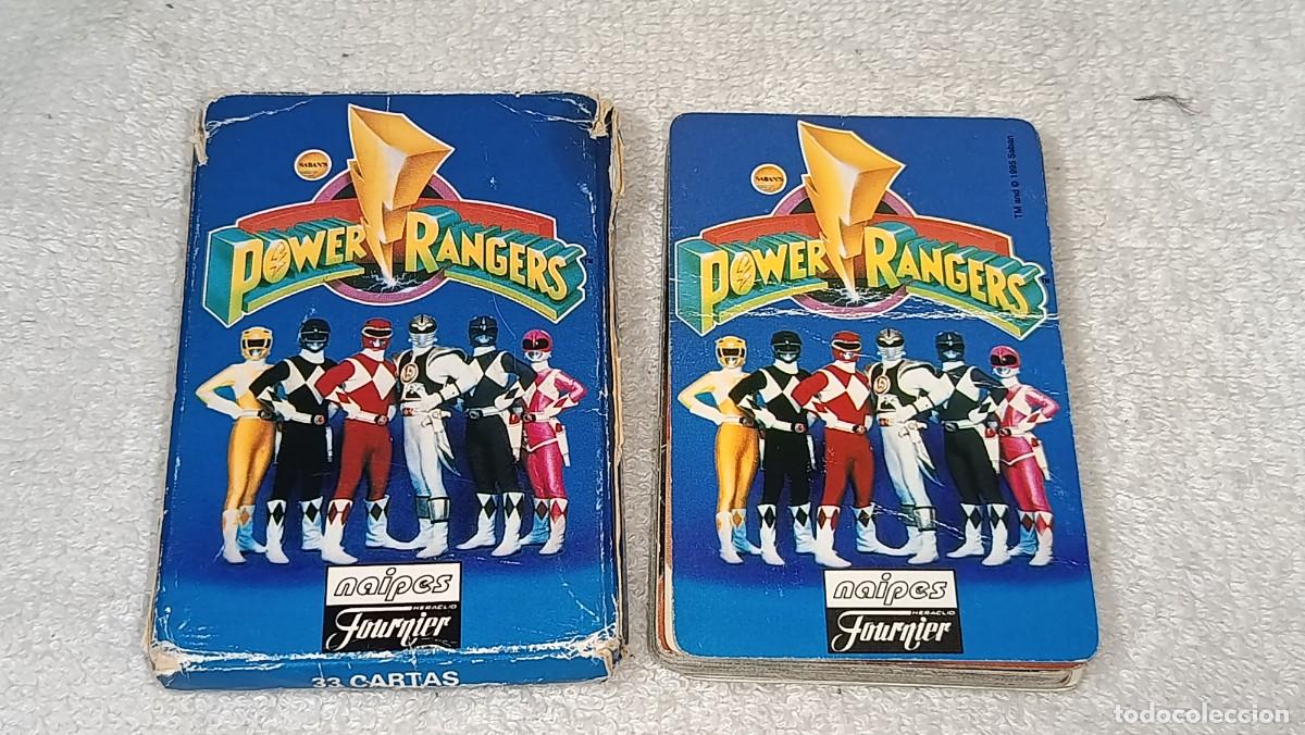 Barajas de cartas: FOURNIER : ANTIGUA BARAJA INFANTIL POWER RANGERS JUEGO FORMAR PAREJAS A&Ntilde;OS 90 COMPLETA
