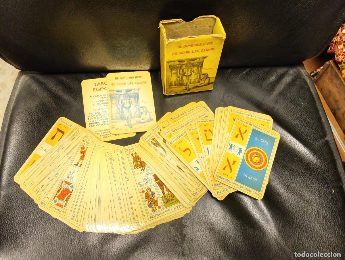 Barajas de cartas: ANTIGUA BARAJA TAROT COMPLETA DR MOORNE BGB e HIJOS TAROTS EGIPCIOS EDITORA Y DISTRIBUIDORA MEXICANA