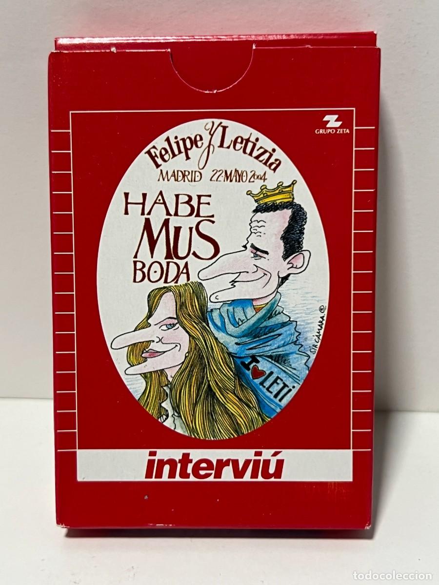 Barajas de cartas: BARAJA DE MUS INTERVIU FELIPE Y LETIZIA, HABEMUS BODA