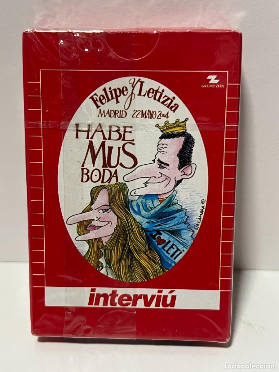 Barajas de cartas: BARAJA DE MUS INTERVIU FELIPE Y LETIZIA, HABEMUS BODA, SIN ABRIR