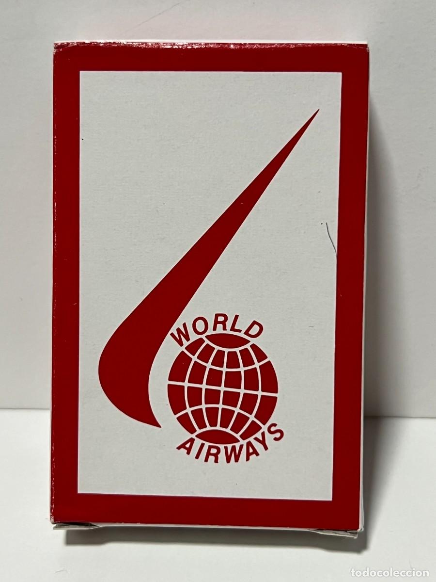 Barajas de cartas: BARAJA POKER AEROLINEA WORLD AIRWAYS