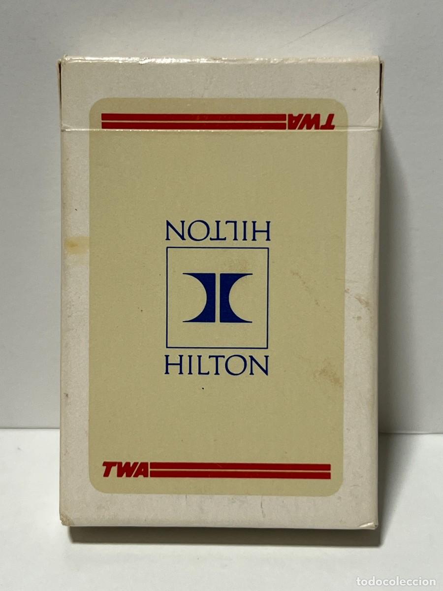 Barajas de cartas: BARAJA POKER AEROLINEA TWA HILTON