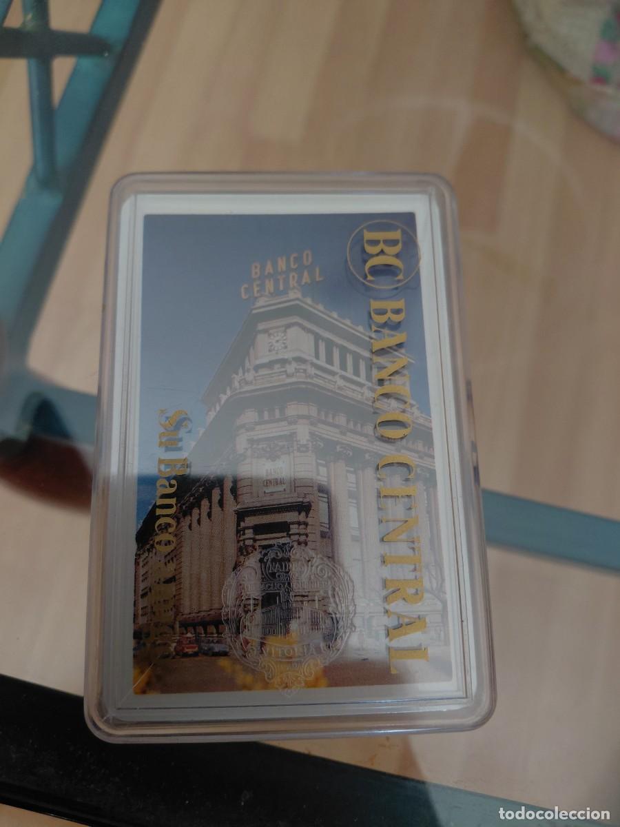 Barajas de cartas: Antigua Baraja Espa&ntilde;ola de publicidad Banco Central. Nueva sin desprecintar. Fournier