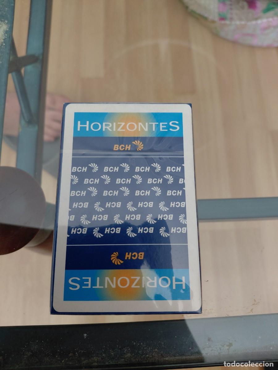 Barajas de cartas: Antigua Baraja Espa&ntilde;ola de publicidad BCH Horizontes. Nueva sin desprecintar. Fournier