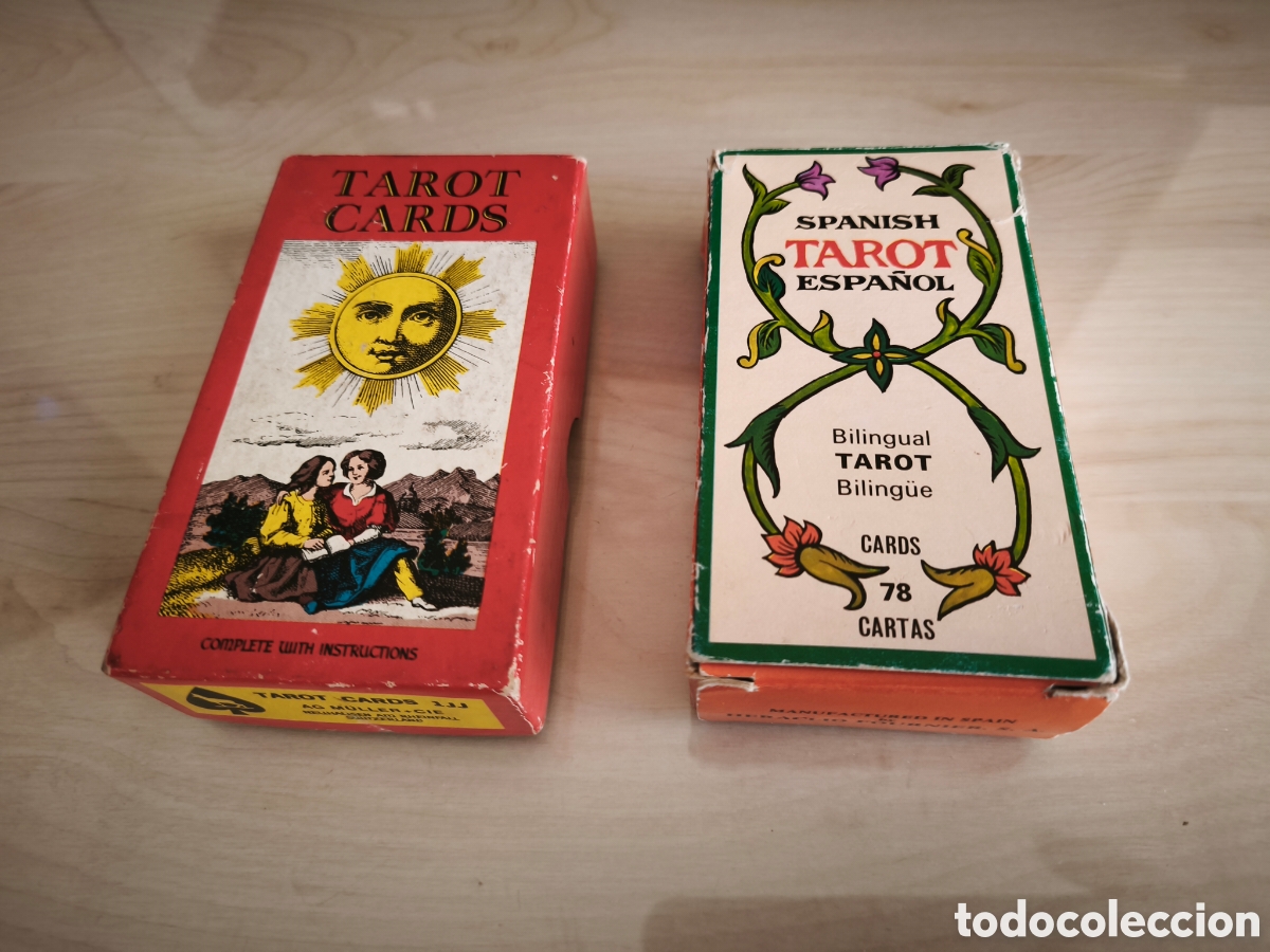 Barajas de cartas: Dos juegos completos de tarot AG Muller y Fournier a&ntilde;os 80.