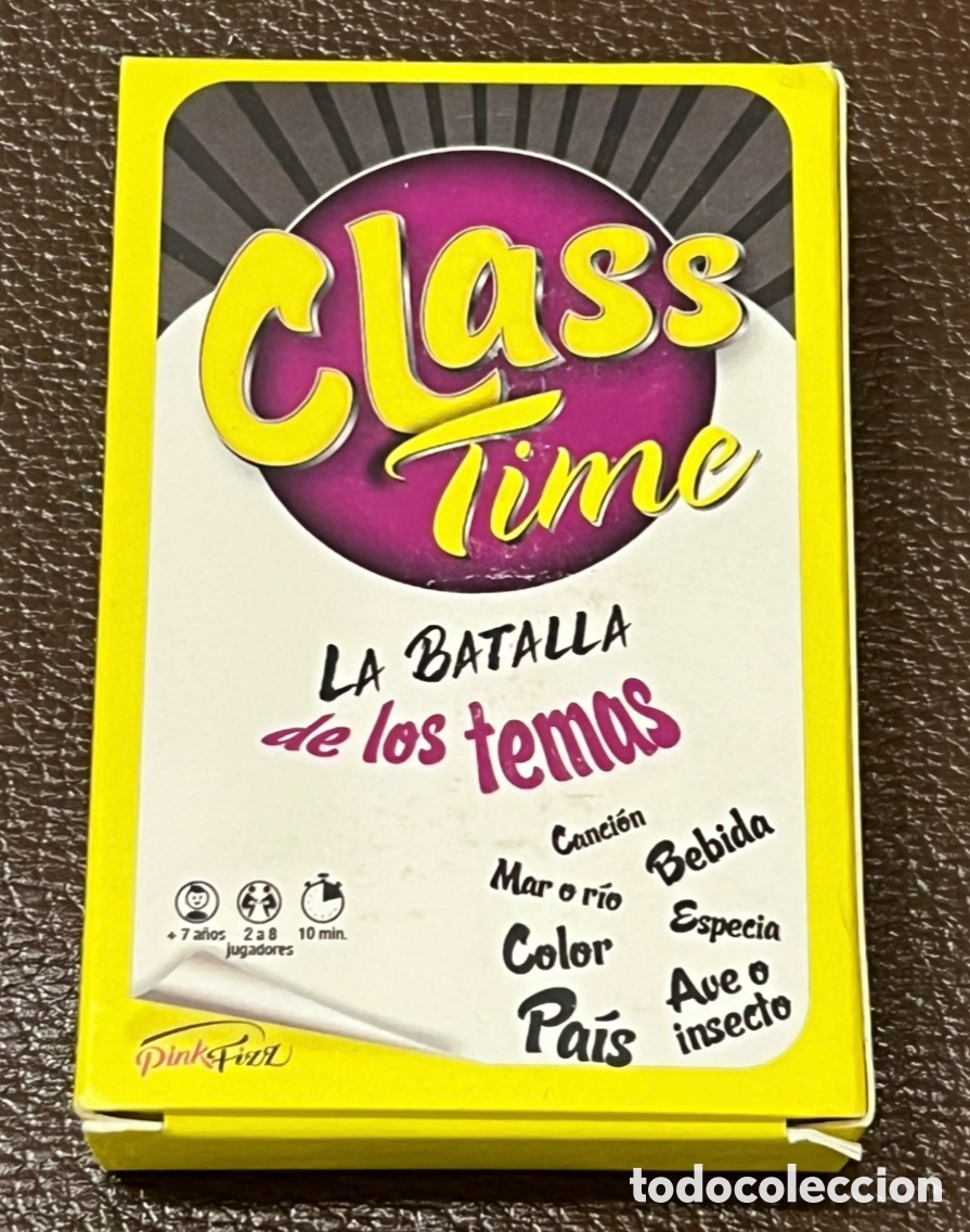 Barajas de cartas: Baraja. La batalla de los temas. CLASS TIME. Pink Fizz. Michael Matifas.