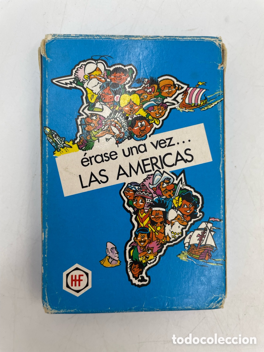 Barajas de cartas: Antigua baraja juego de Naipes infantil. Heraclio Fournier. &Eacute;rase una vez... Las Am&eacute;ricas. 1992.