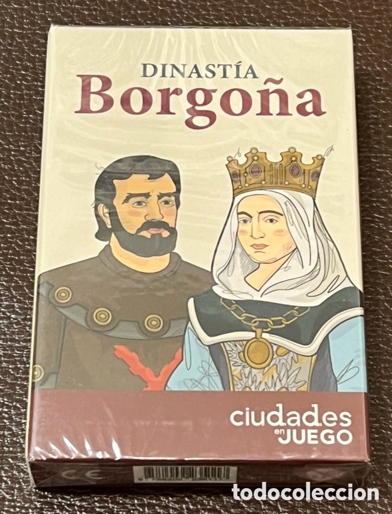 Barajas de cartas: Baraja. Juego de 7 Familias. DINAST&Iacute;A BORGO&Ntilde;A. Ciudades en juego. 2020.