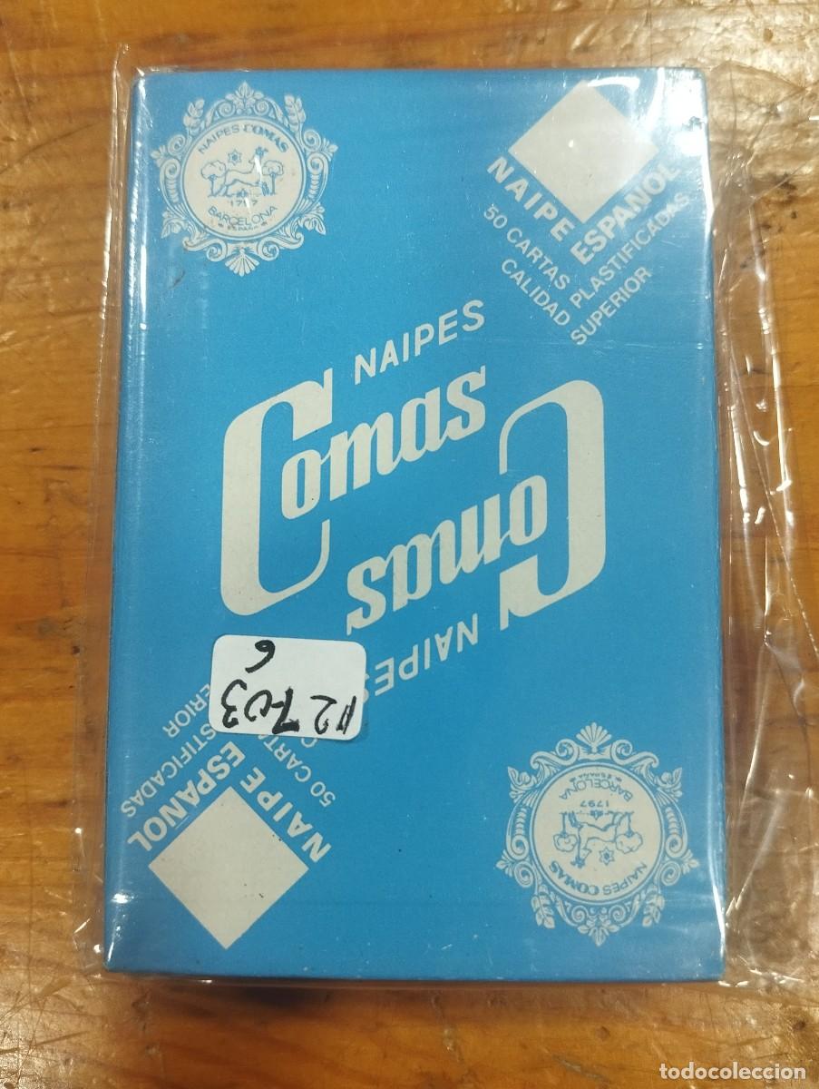Barajas de cartas: JUEGO DE NAIPES ESPA&Ntilde;OL COMAS. COMPLETO. EN CAJA. SIN DESPRECINTAR.