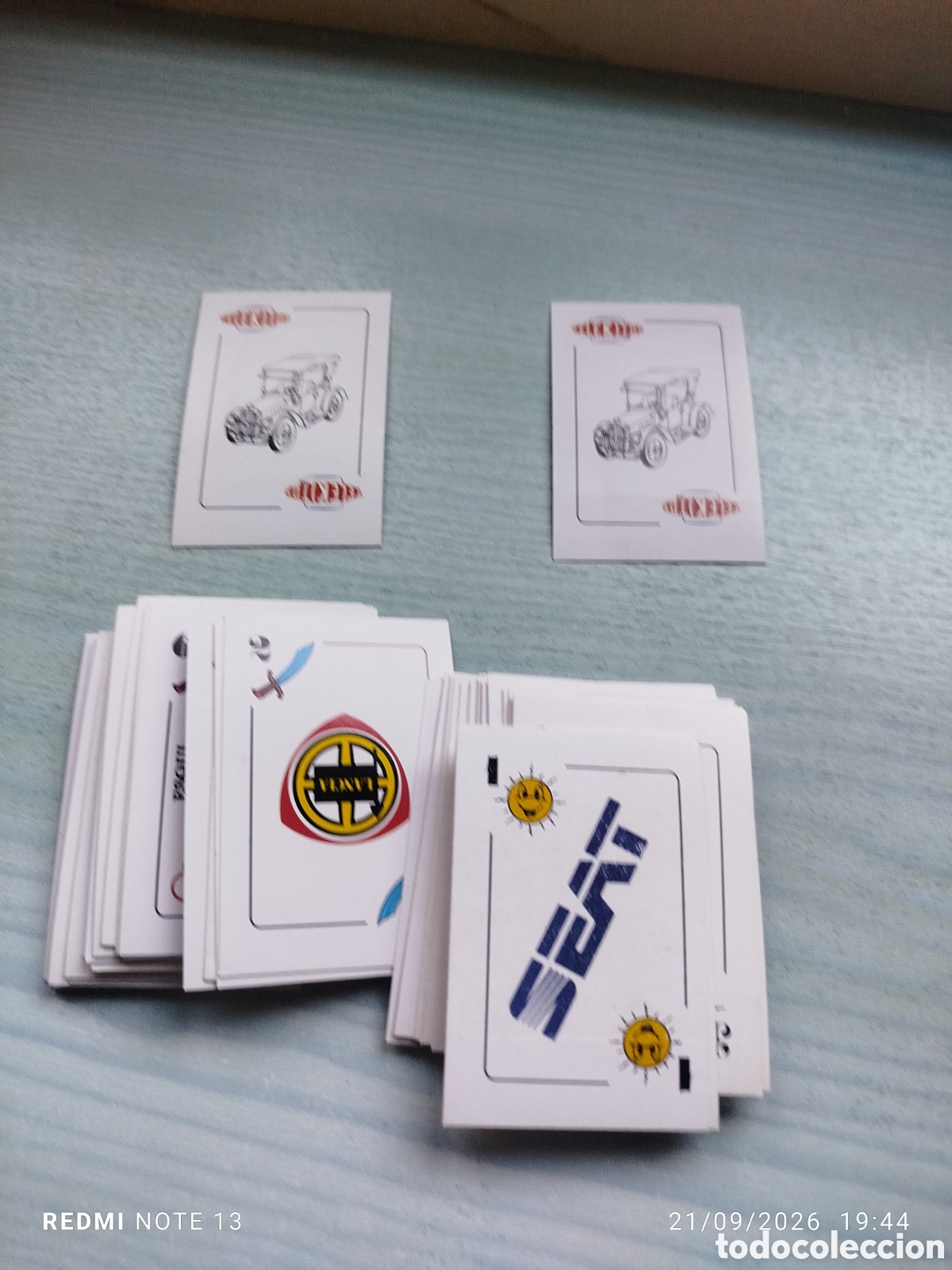 Barajas de cartas: Baraja cromos motor telekitos 1986
