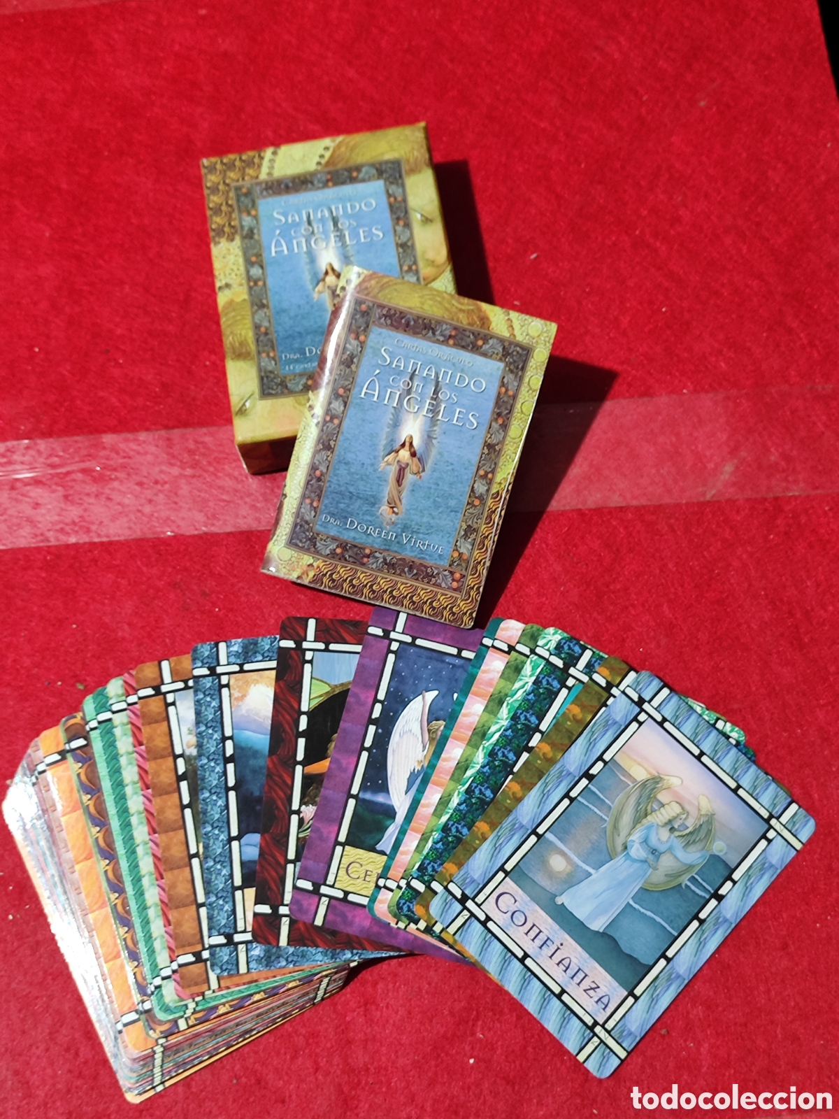 Barajas de cartas: Baraja cartas Sanando con los &aacute;ngeles DOREEN VIRTUE como nueva