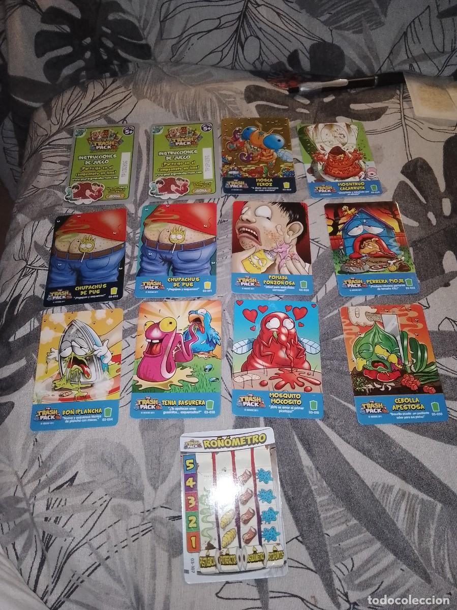 Barajas de cartas: Lote de 13 cartas trah pack ro&ntilde;ometro