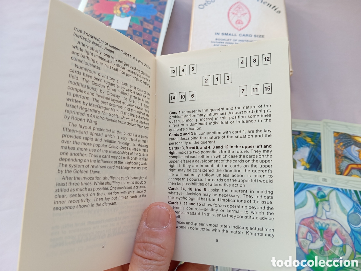 Barajas de cartas: Aleister Crowley Thoth Tarot Deck - Foto 8