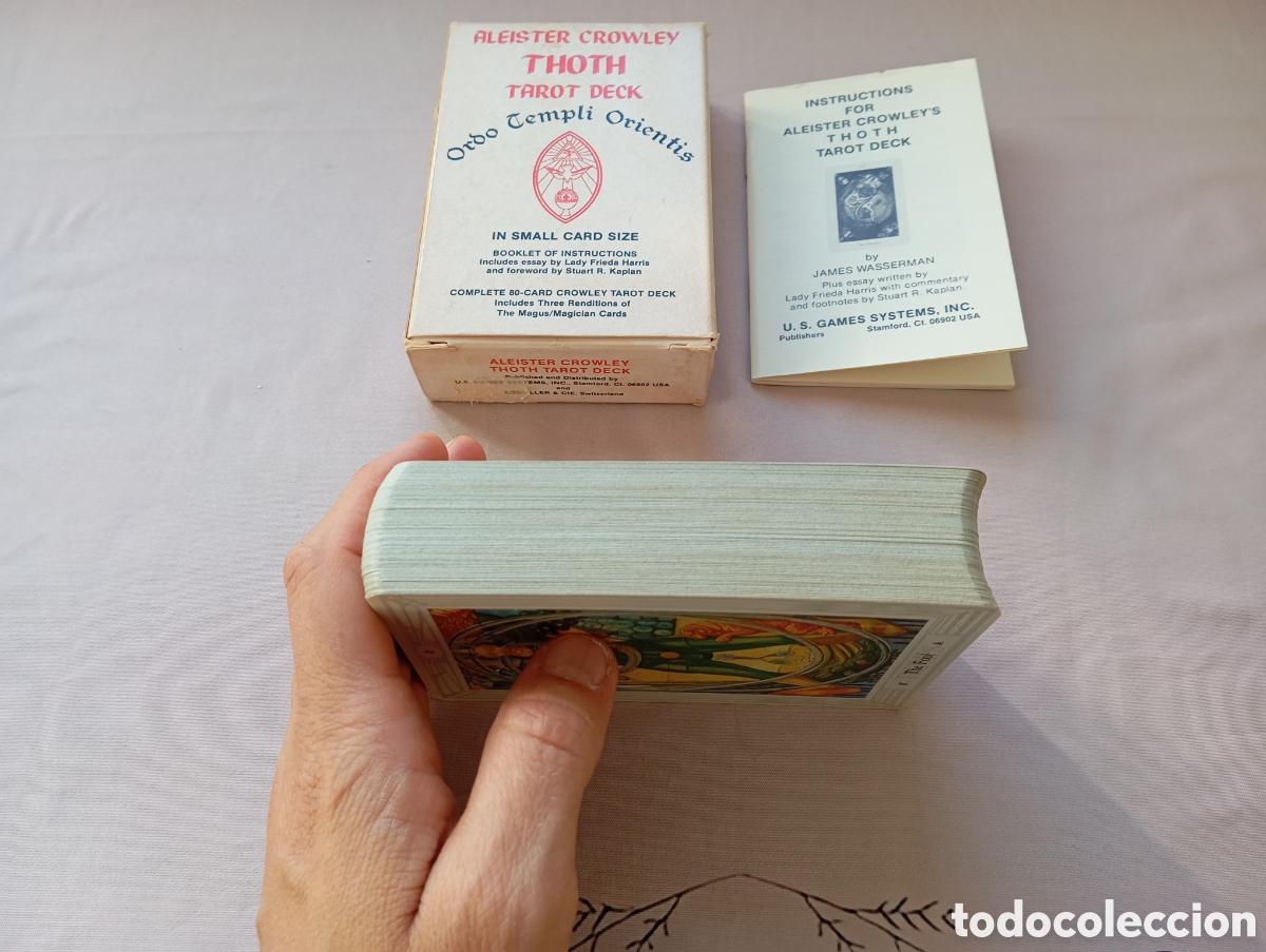 Barajas de cartas: Aleister Crowley Thoth Tarot Deck - Foto 12