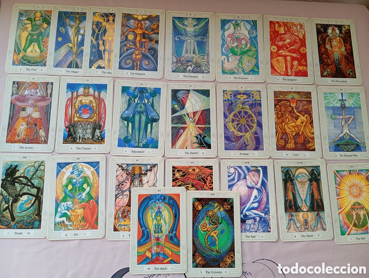 Barajas de cartas: Aleister Crowley Thoth Tarot Deck - Foto 13