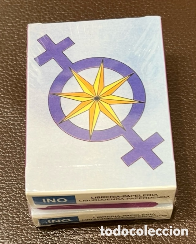 Barajas de cartas: Baraja doble. Mujeres de Estella. INO. Librer&iacute;a Papeler&iacute;a. Navarra. 2021.
