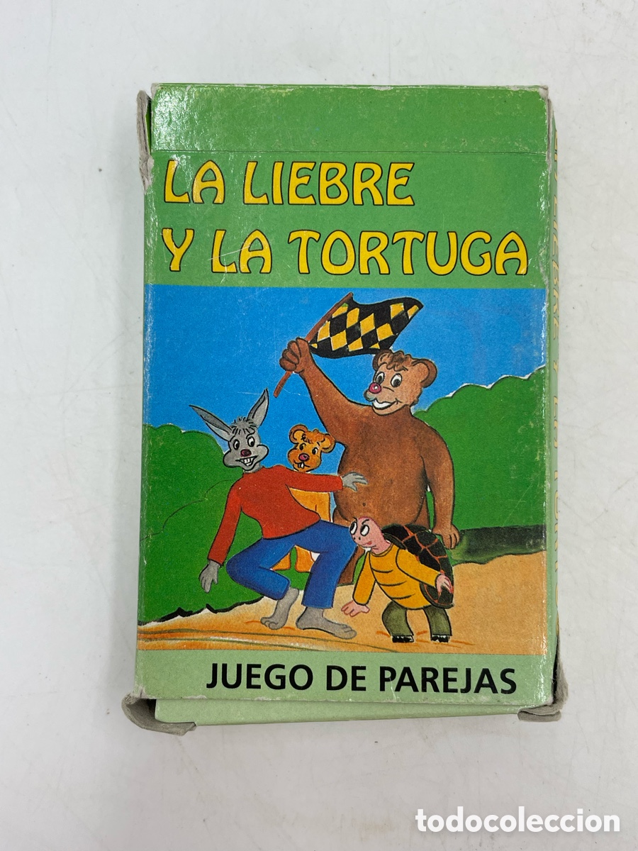 Barajas de cartas: baraja de cartas antigua La liebre y la tortuga. juego de parejas. Varitemas a&ntilde;os 80
