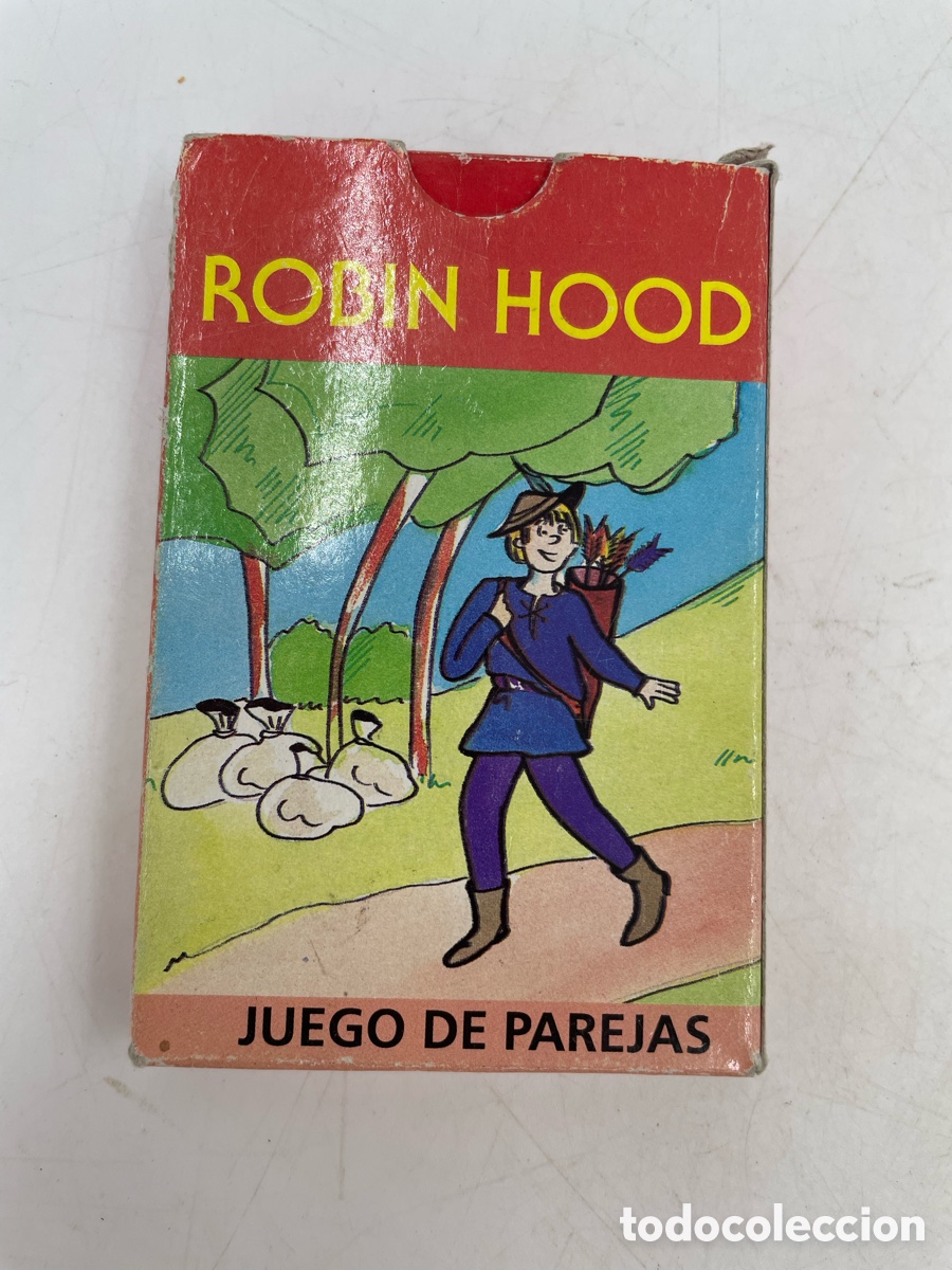 Barajas de cartas: Baraja de cartas Robin Hood. juego de parejas. Varitemas S.L. a&ntilde;os 80.