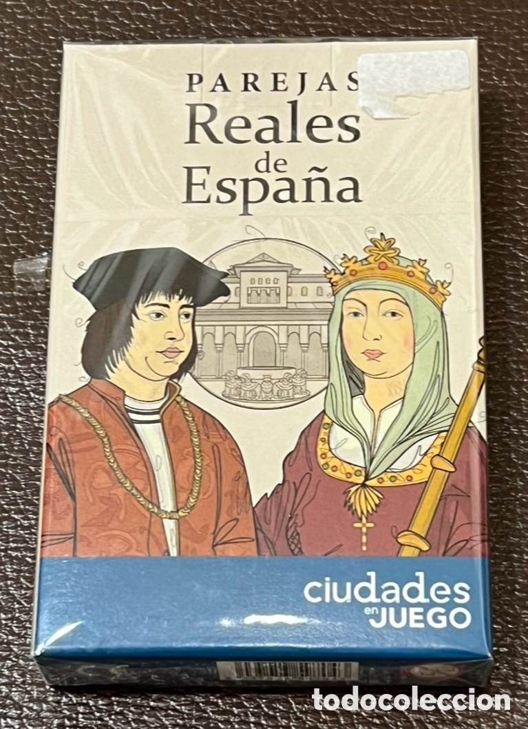 Barajas de cartas: Baraja. Juego de 7 Familias. PAREJAS REALES DE ESPA&Ntilde;A. Ciudades en juego. 2022.