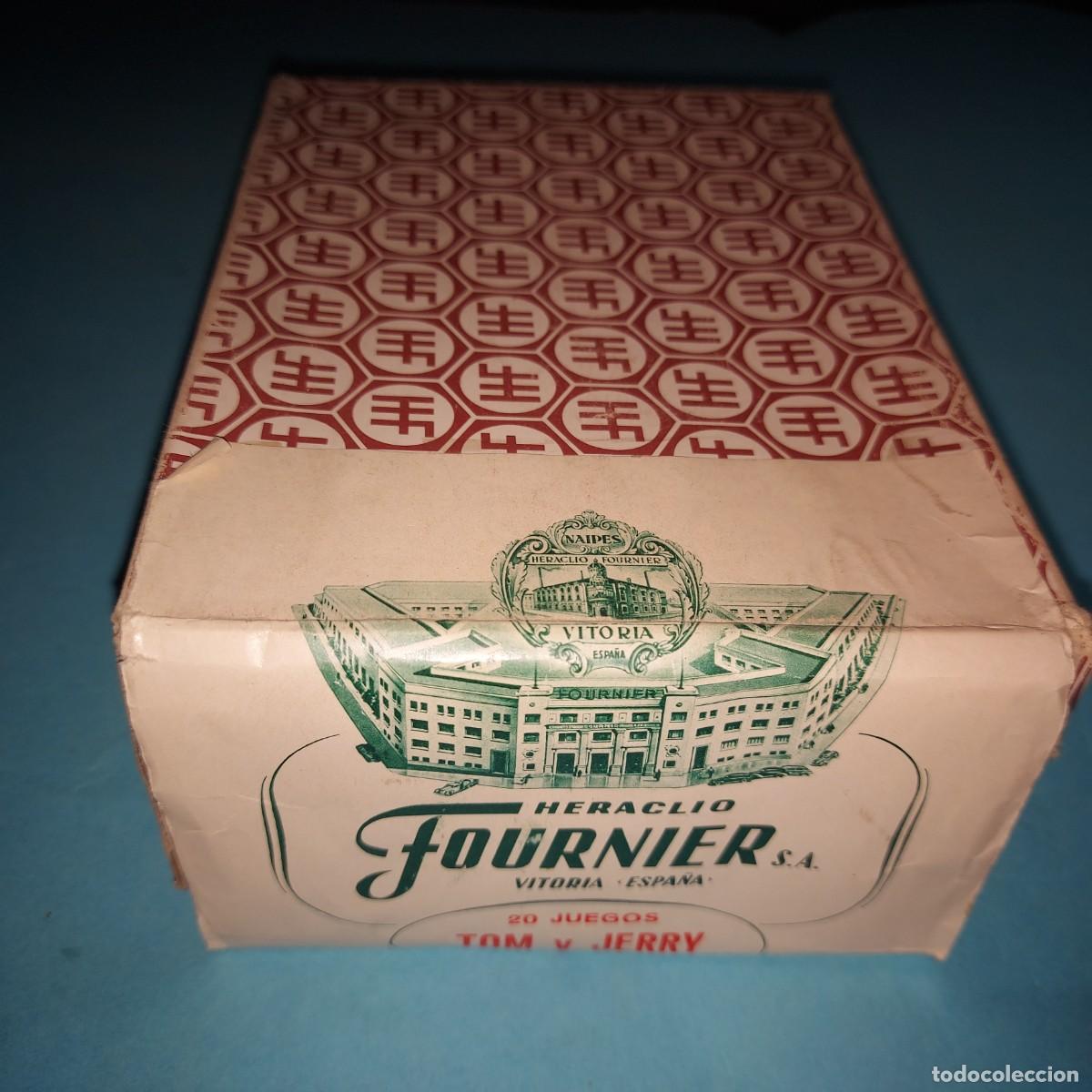 Barajas de cartas: BARAJA CARTAS FOURNIER, ANTIGUA CAJA TOM Y JERRY , CAJA VACIA