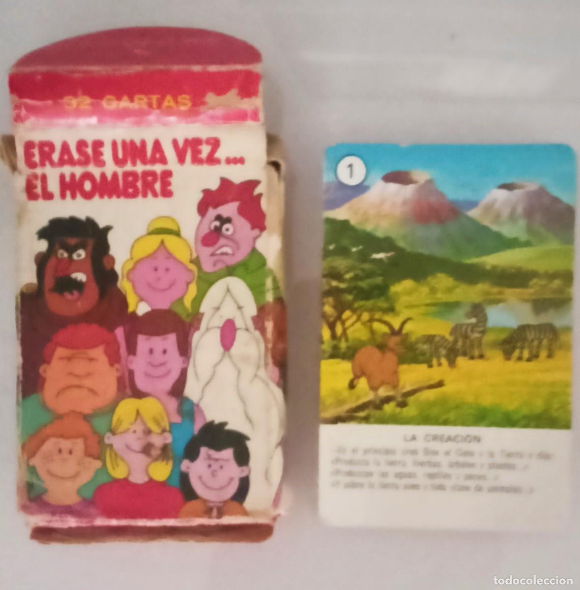Barajas de cartas: Baraja Erase una vez el hombre .Fournier . 32 cartas