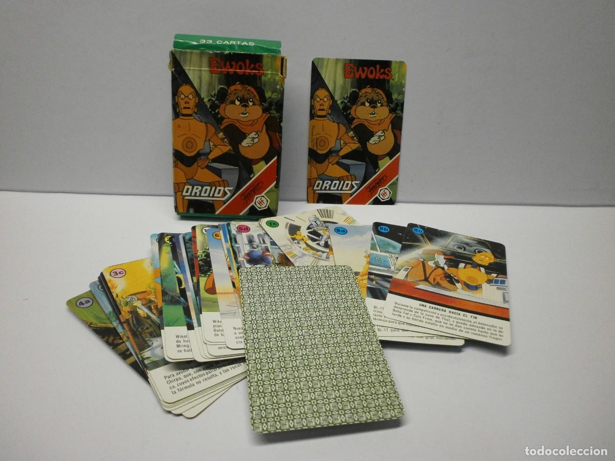 Barajas de cartas: baraja fournier ewoks droids original a&ntilde;o 1986 completa