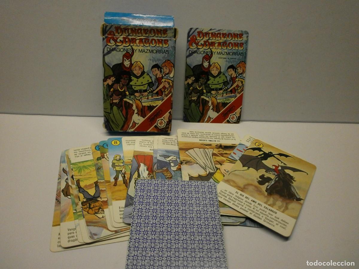 Barajas de cartas: baraja fournier dungeons & dragons dragones y mazmorras original a&ntilde;o 1985 completa