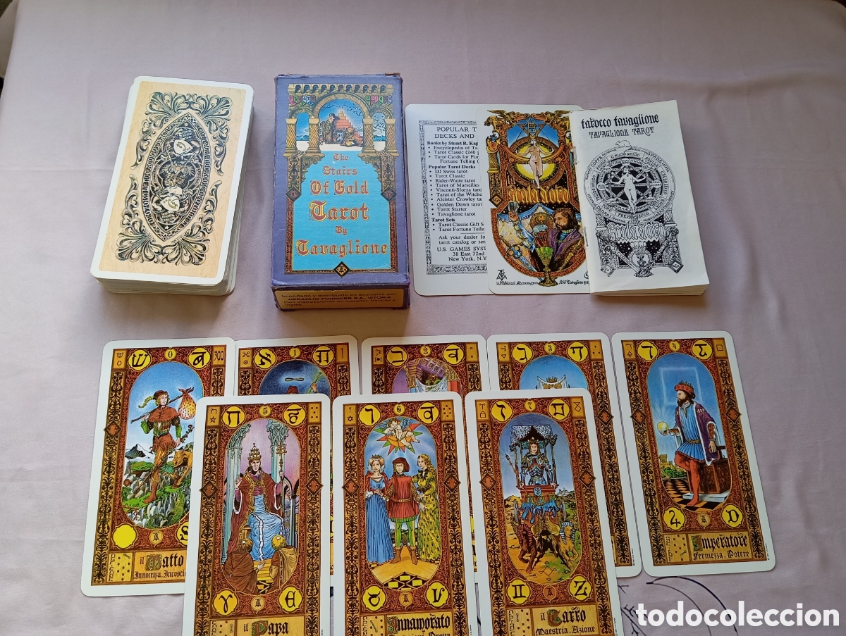 Barajas de cartas: The stairs of Gold Tarot, Tavaglione