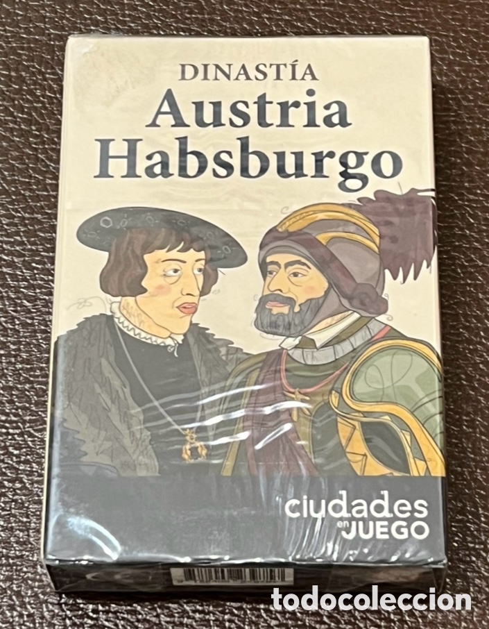 Barajas de cartas: Baraja. Juego de 7 Familias. DINAST&Iacute;A AUSTRIA HABSBURGO. Ciudades en juego. 2020.
