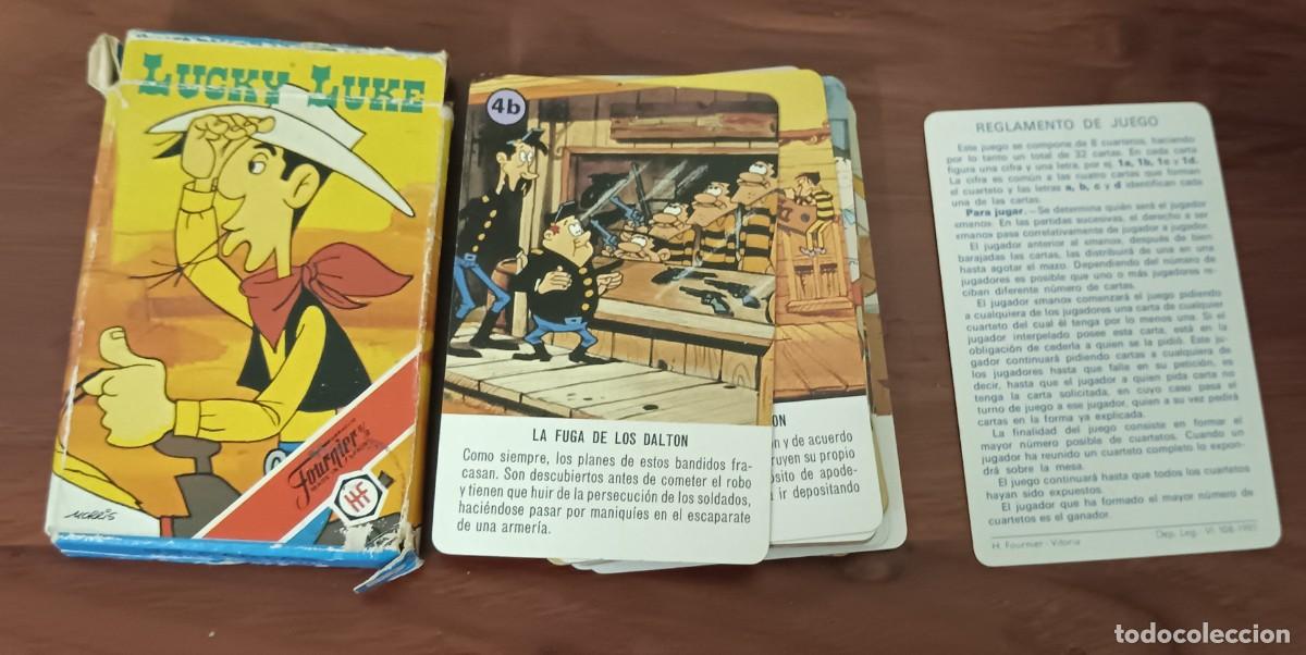 Barajas de cartas: BARAJA INCOMPLETA LUCKY LUKE H. FOURNIER A&Ntilde;O 1985 FALTAN 2 CARTAS