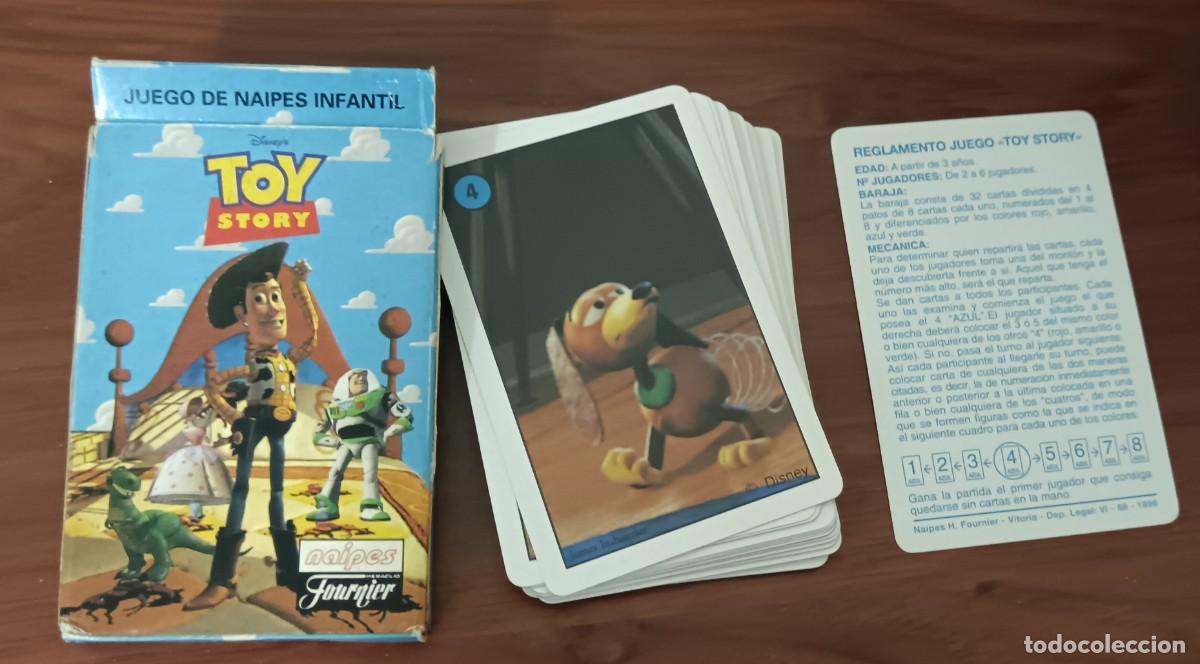 Barajas de cartas: BARAJA INCOMPLETA TOY STORY H. FOURNIER A&Ntilde;O 1996 FALTAN 3 CARTAS CON REGLAMENTO