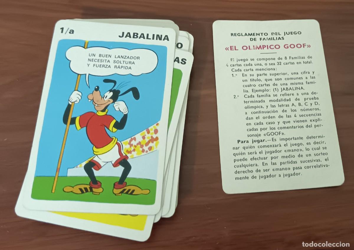 Barajas de cartas: BARAJA COMPLETA EL OL&Iacute;MPICO GOOF H. FOURNIER A&Ntilde;O 1972 CON REGLAMENTO