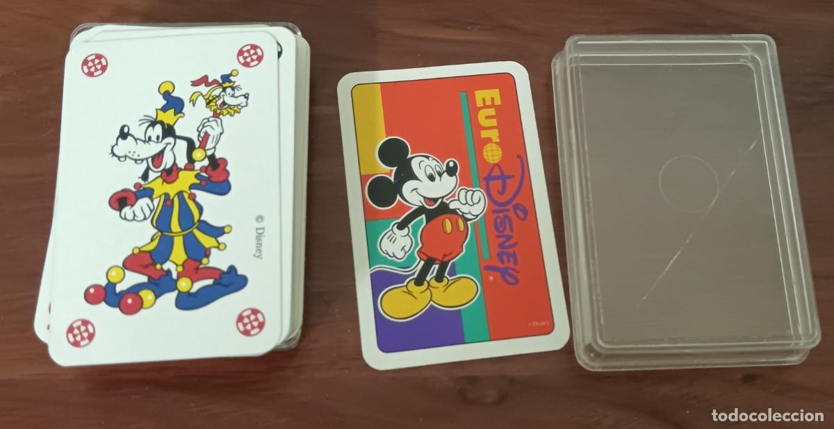 Barajas de cartas: BARAJA COMPLETA P&Oacute;KER MICKEY EURO DISNEY CON CAJA