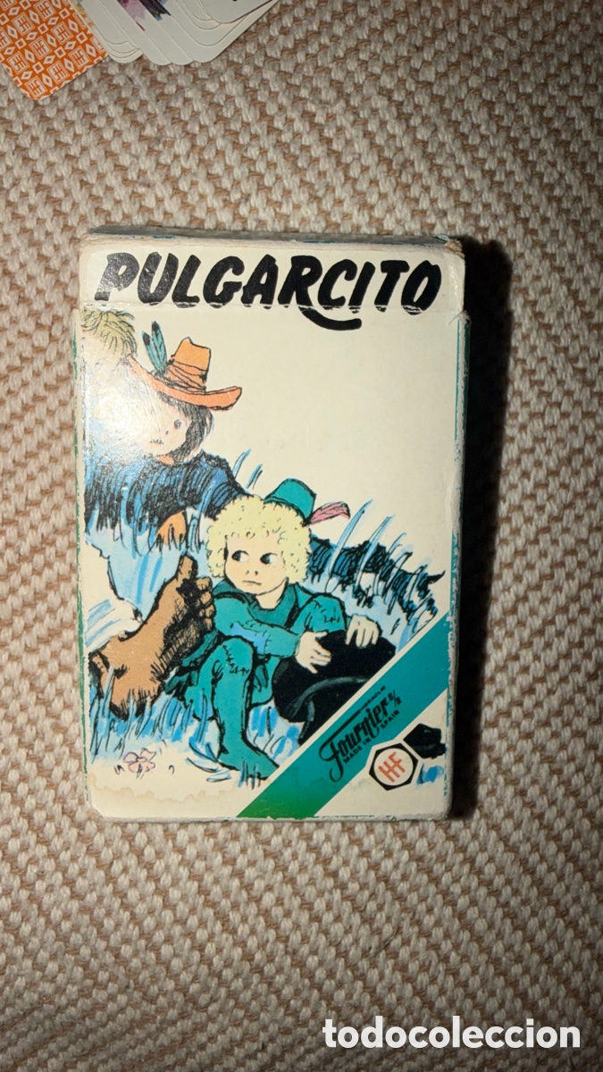 Barajas de cartas: BARAJA PULGARCITO &ndash; HERACLIO FOURNIER &ndash; 1981 &ndash; 31 CARTAS &ndash; JUEGO INFANTIL &ndash; CAJA ORIGINAL