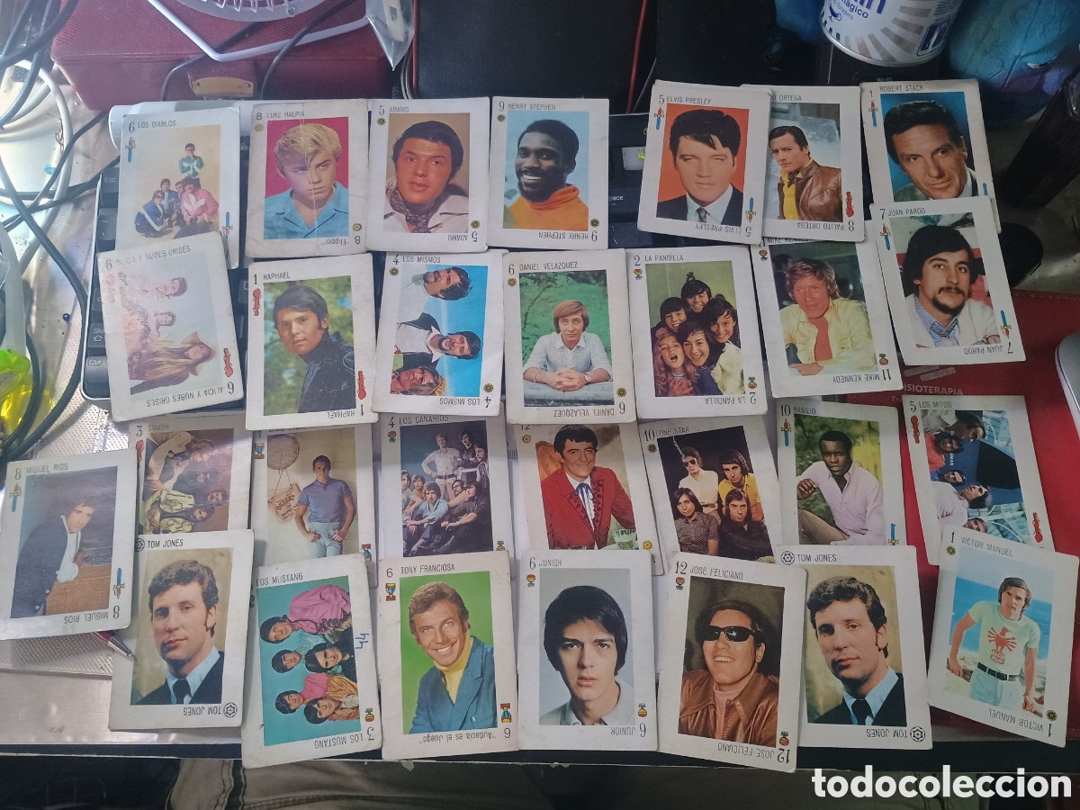 Barajas de cartas: BARAJA DE 26 CARTAS TELE BANCO CANCION A&Ntilde;OS 70