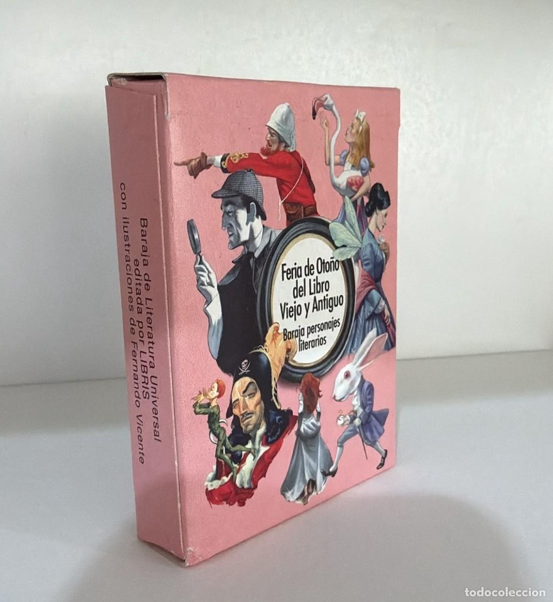 Barajas de cartas: Baraja de Personajes literarios de la Feria de oto&ntilde;o del Libro Viejo de Madrid 2025