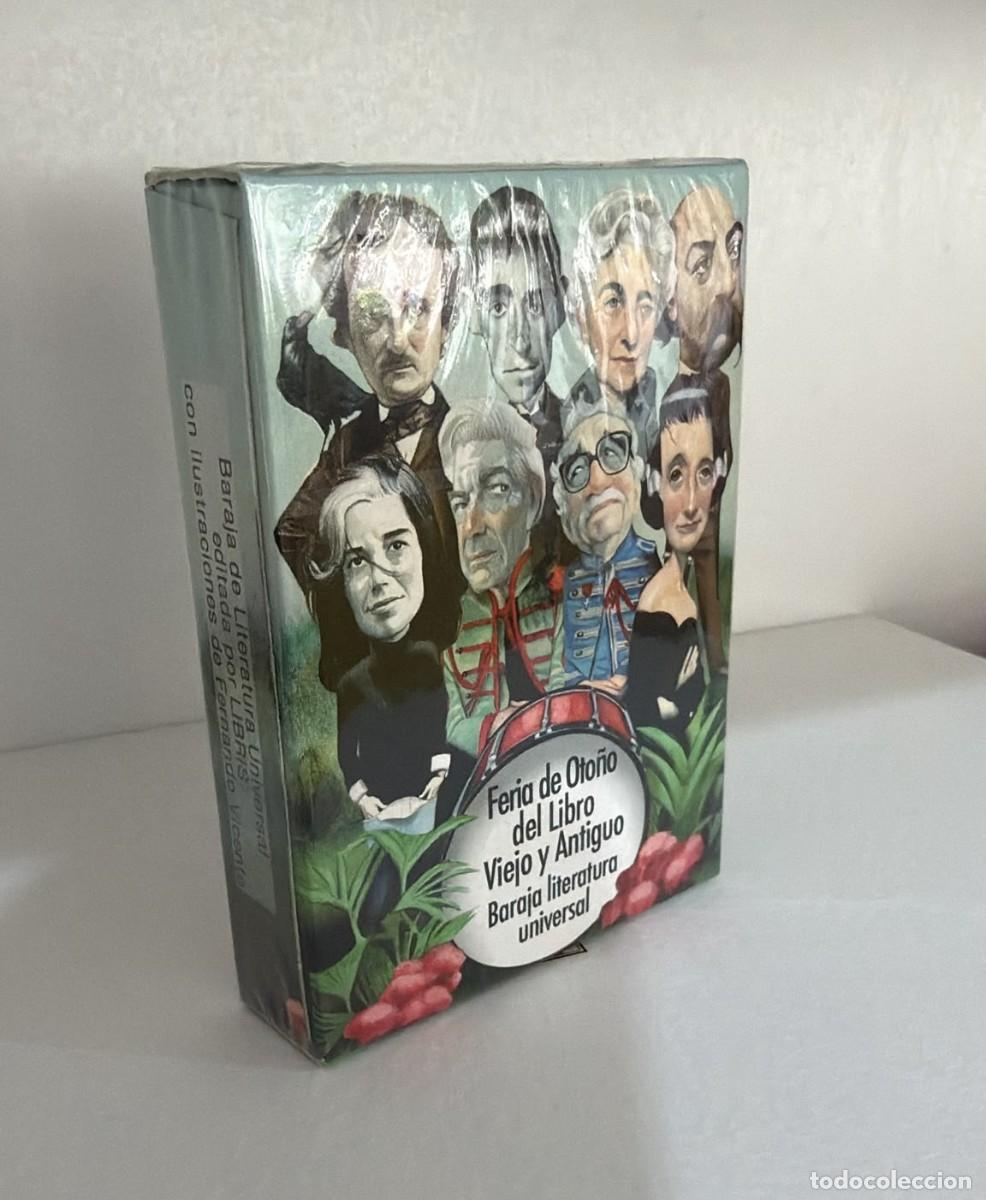 Barajas de cartas: Baraja de Literatura Universal de la Feria de oto&ntilde;o del Libro Viejo de Madrid de 2024