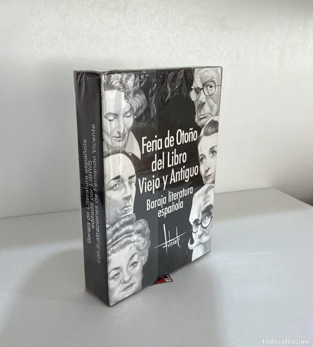 Barajas de cartas: Baraja de Literatura Espa&ntilde;ola de la Feria de Oto&ntilde;o del Libro Viejo de Madrid de 2023