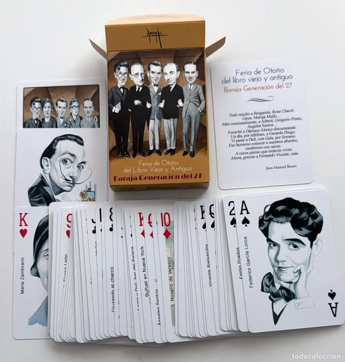 Baralhos de cartas: Baraja Generaci&oacute;n del 27 de la Feria de Oto&ntilde;o del Libro Viejo de Madrid de 2026