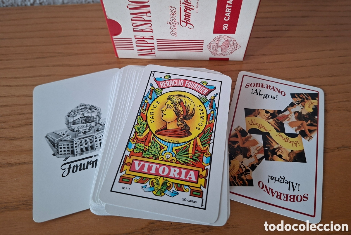Barajas de cartas: BARAJA HERACLIO FOURNIER -PUBLICIDAD SOBERANO