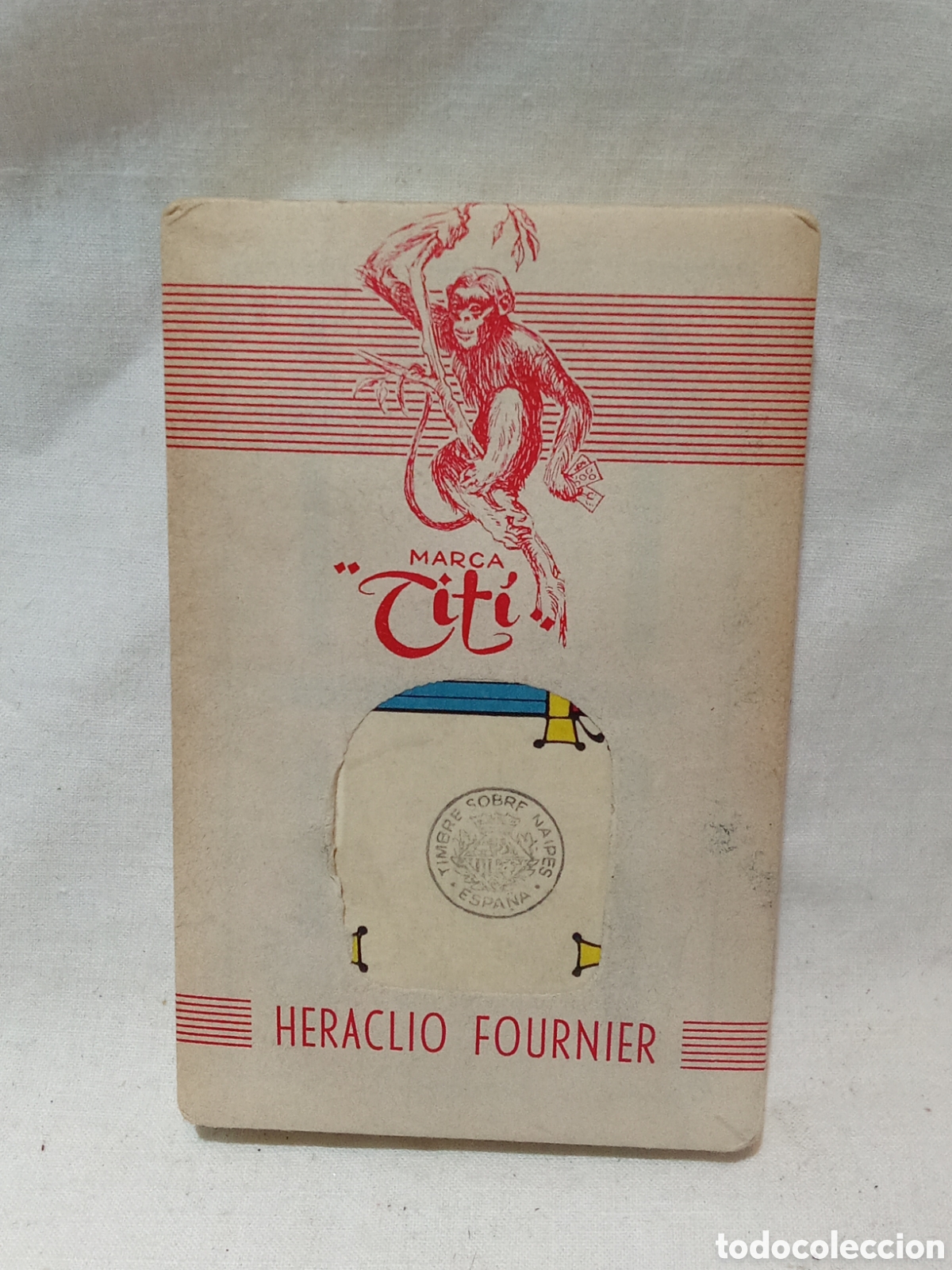 Barajas de cartas: FOURNIER MARCA TITI SIN ABRIR