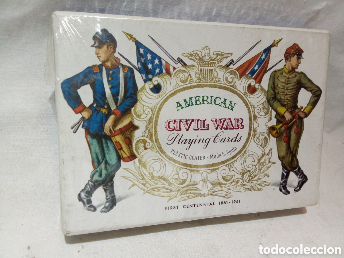Barajas de cartas: CARTAS AMERICAN CIVIL WARS, FIRST CENTENNIAL 1861-1961 EN BLISTER