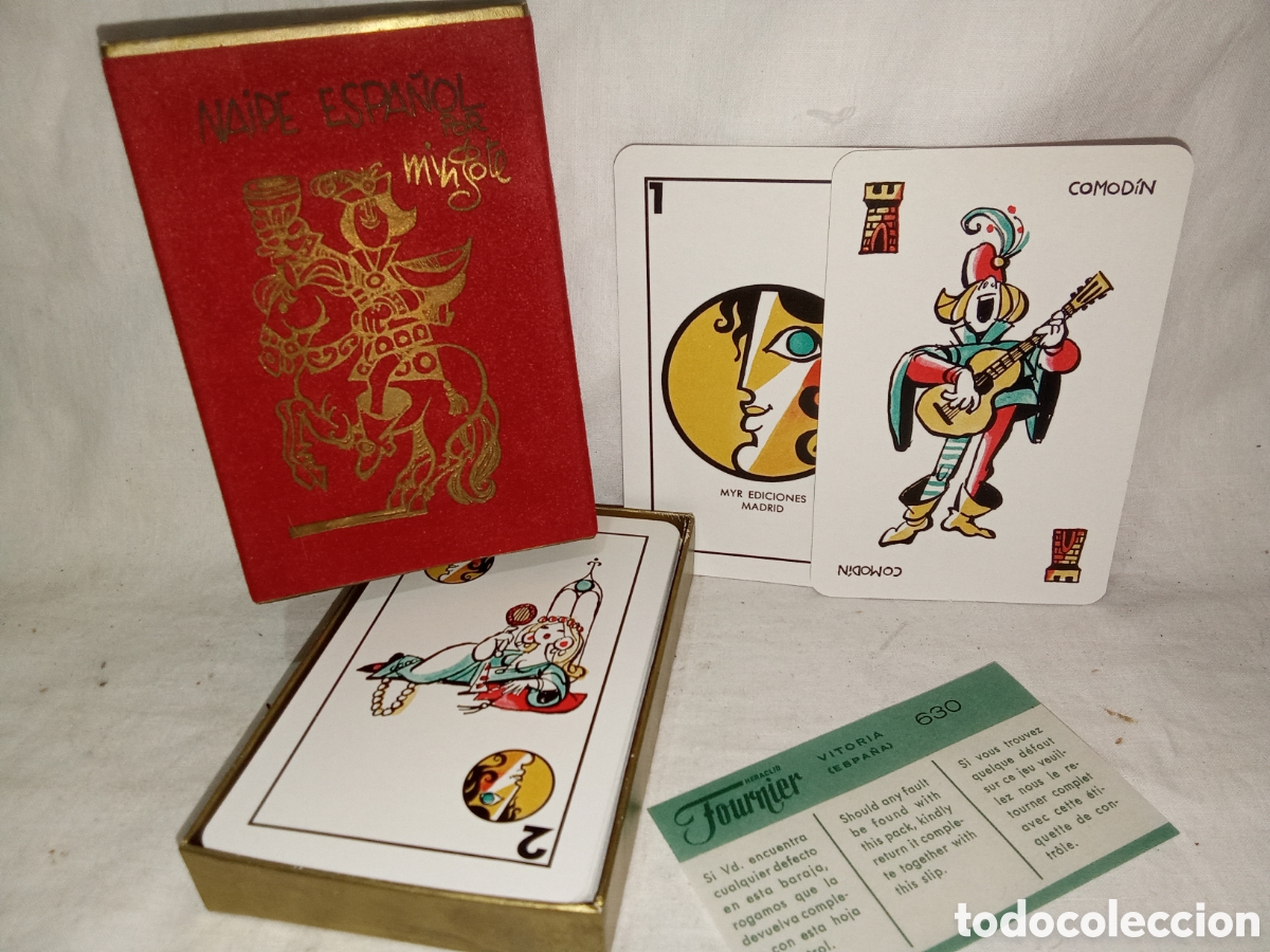 Barajas de cartas: BARAJA ESPA&Ntilde;OLA FOURNIER POR MINGOTE