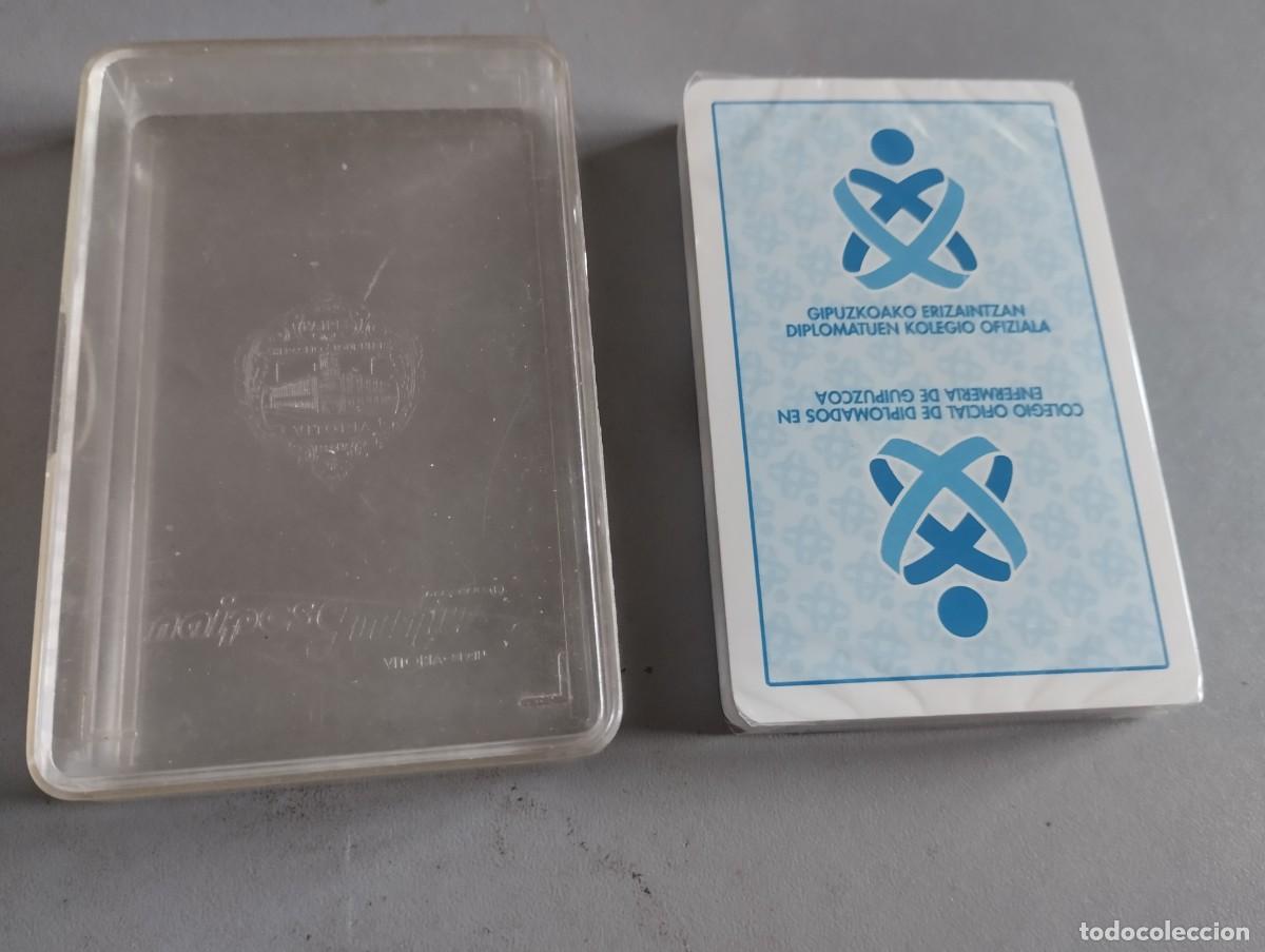 Barajas de cartas: Baraja Fournier Colegio Oficial de Diplomados en Enfermer&iacute;a de Guipuzcoa PRECINTADA y en su caja