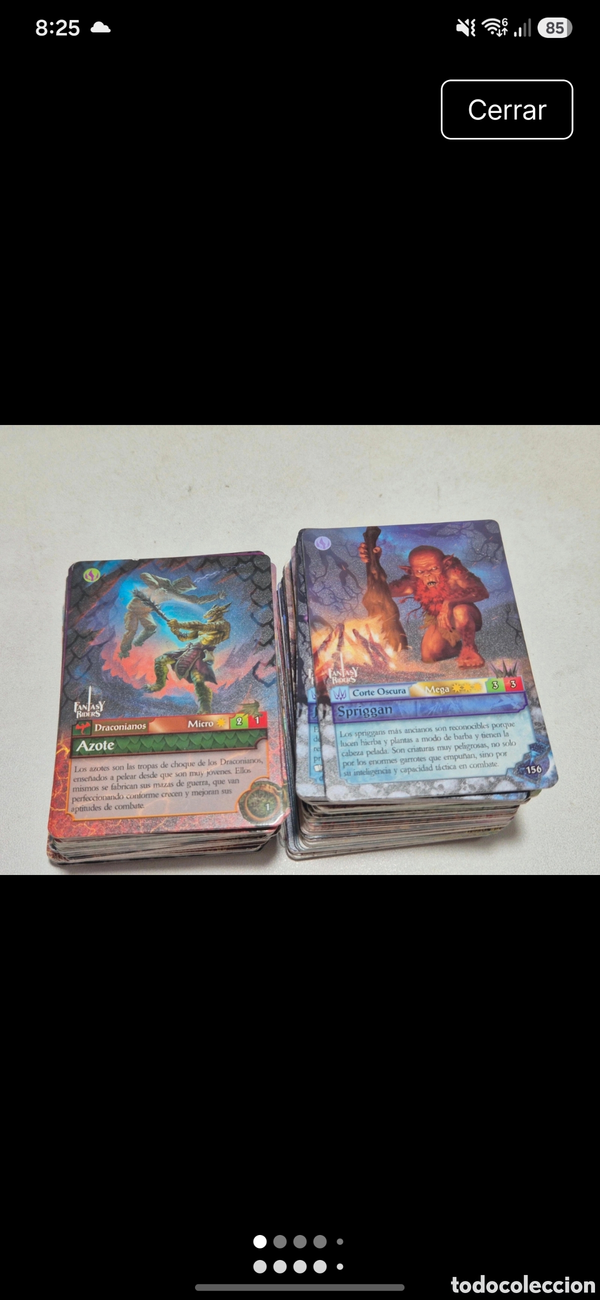 Barajas de cartas: 243 Cartas Fantasy Riders + Caja Metalica Adrenalyn