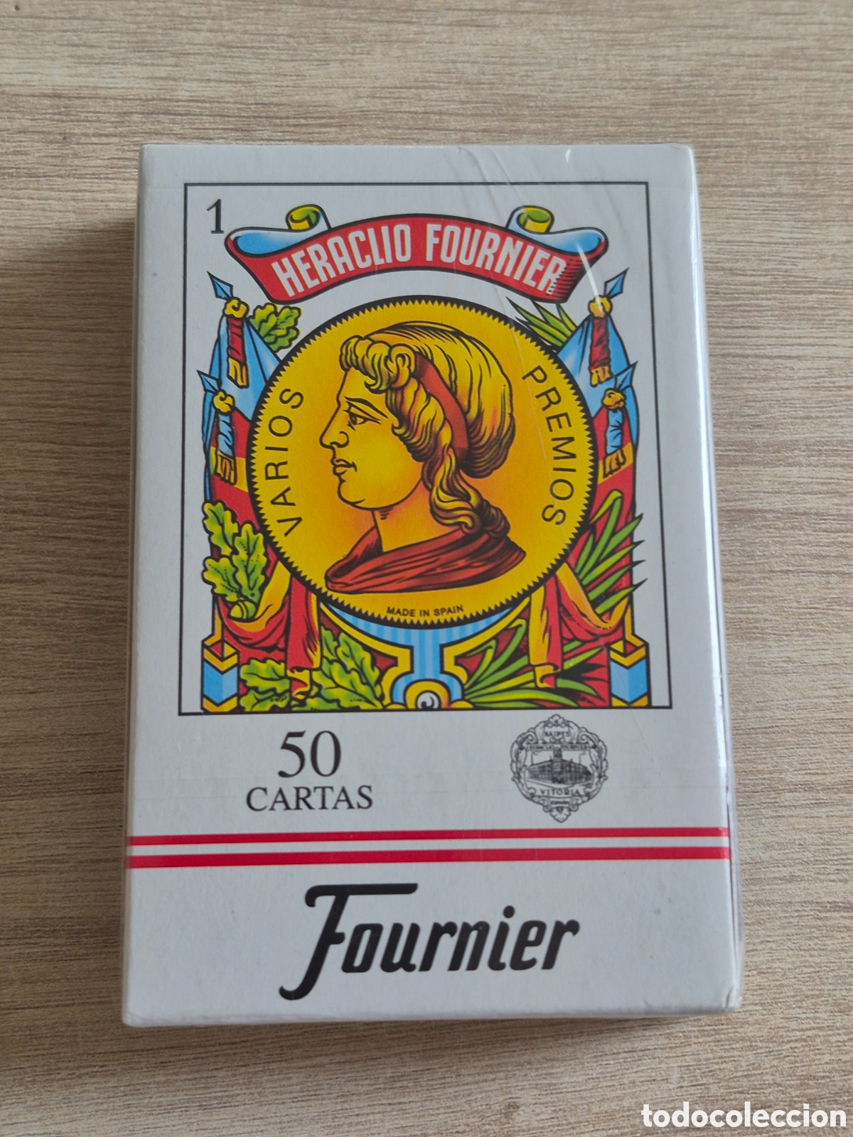 Barajas de cartas: Baraja Fournier Naipe Regalo Promocional . Precintada - RARA Baraja y Reverso - Edici&oacute;n Limitada .