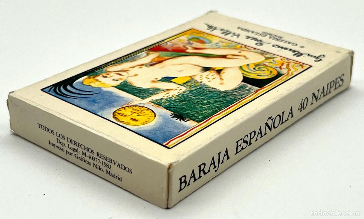Barajas de cartas: Baraja espa&ntilde;ola de Guillermo P&eacute;rez Villalta - Galer&iacute;a Estampa (1982)
