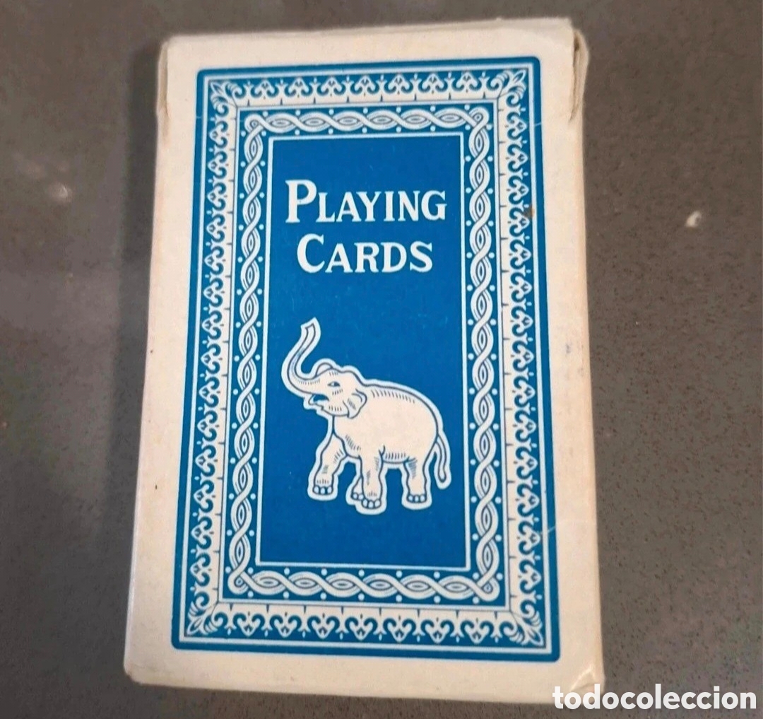 Jeux de cartes: Baraja de poker antigua marca Eleohant Brand modrlo 585