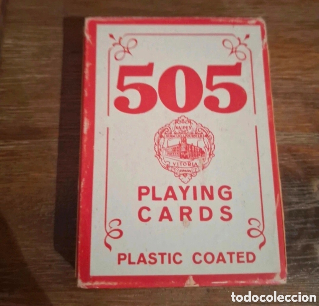 Jeux de cartes: Antigua baraja de poker Heraclio Fournier 505 Vitoria a&ntilde;os 80/90